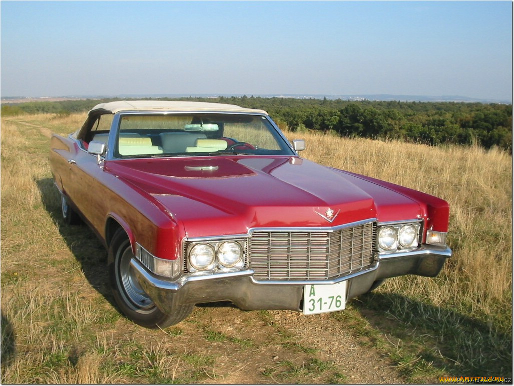 cadillac, deville, convertible, 1969, автомобили